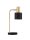Tischlampe Retro in Gold Schwarz 44 cm E14 Metall OLLIE