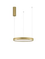 LED Pendelleuchte Ring &Oslash; 40 cm in Gold...