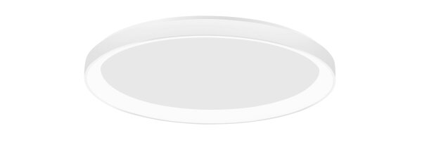 Runde LED Deckenleuchte Weiß Ø 48 cm dimmbar flach warmweiß