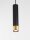 Hängelampe in Schwarz Gold Ø 6 cm GU10 schmal OTIS Aluminium