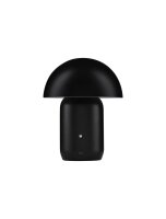 LED Nachttischlampe Schwarz 26 cm Touch Dimmer...