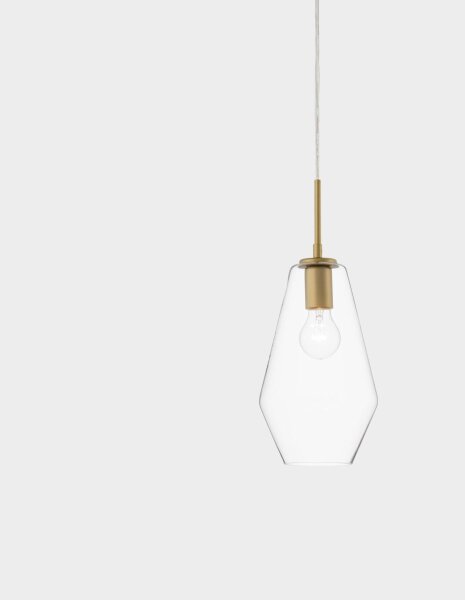 Hängelampe Vintage Ø 17 cm E27 in Gold höhenverstellbar