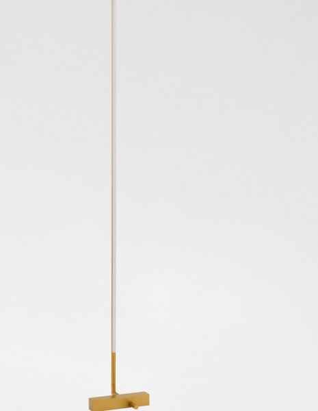 LED Stehleuchte Design in Gold 140 cm schwenkbar Metall