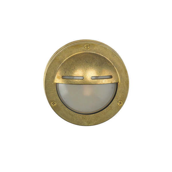 Applique dextérieur en laiton ronde IP64 Ø14cm Maritim