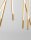 LED Hängelampe in Gold Ø 85 cm dimmbar Design Metall 5397 lm