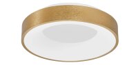 LED Deckenlampe in Gold geb&uuml;rstet &Oslash; 38 cm...