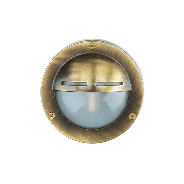 Luminaire dextérieur résistant aux intempéries Rond IP64 laiton véritable
