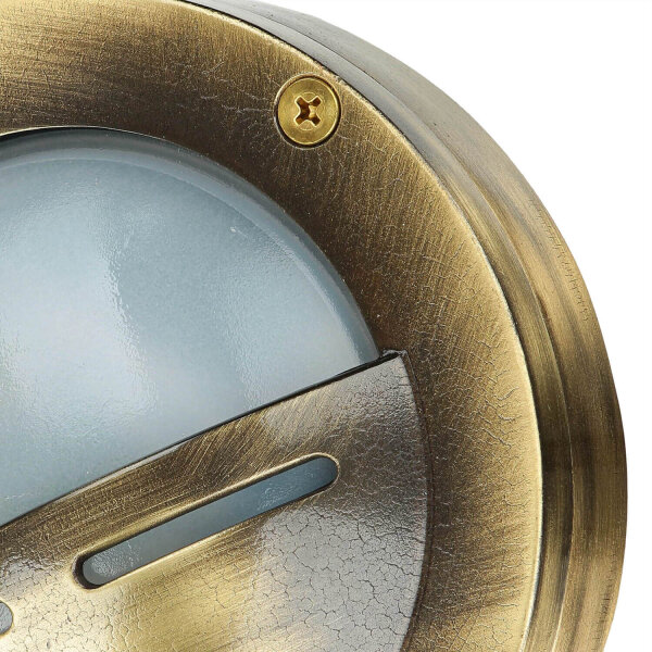 Luminaire dextérieur résistant aux intempéries Rond IP64 laiton véritable