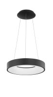 LED H&auml;ngelampe &Oslash; 38 cm dimmbar Schwarz...
