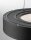 LED Hängelampe Ø 38 cm dimmbar Schwarz höhenverstellbar Ring