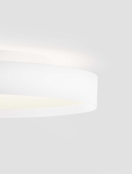 LED Deckenlampe rund Ø 50 cm Weiß dimmbar CCT PORTER flach