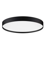 LED Deckenlampe Schwarz &Oslash; 50 cm dimmbar rund CCT...