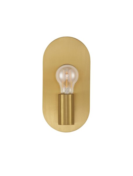 Wandlampe E27 25 cm hoch in Gold Metall POSEY Modern