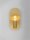 Wandlampe E27 25 cm hoch in Gold Metall POSEY Modern