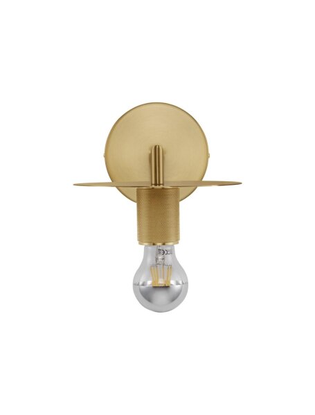 Wandlampe in Gold 15,5 cm hoch E27 Metall POSEY Modern