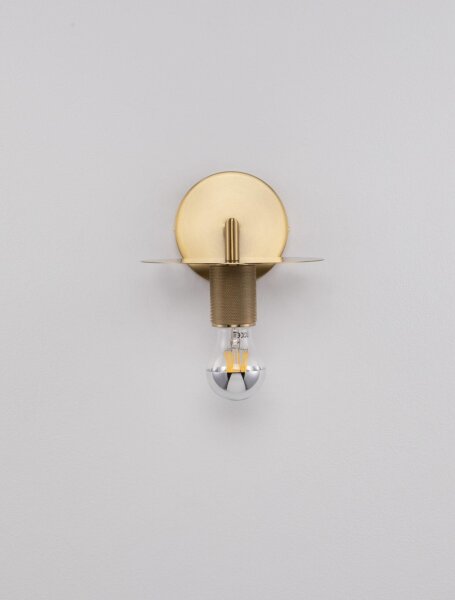 Wandlampe in Gold 15,5 cm hoch E27 Metall POSEY Modern
