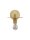 Wandlampe in Gold 15,5 cm hoch E27 Metall POSEY Modern