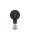 Wandleuchte Metall E27 Schwarz 15,5 cm hoch POSEY Modern