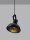 Hängelampe Retro Schwarz Ø 22 cm E27 Metall POTTER