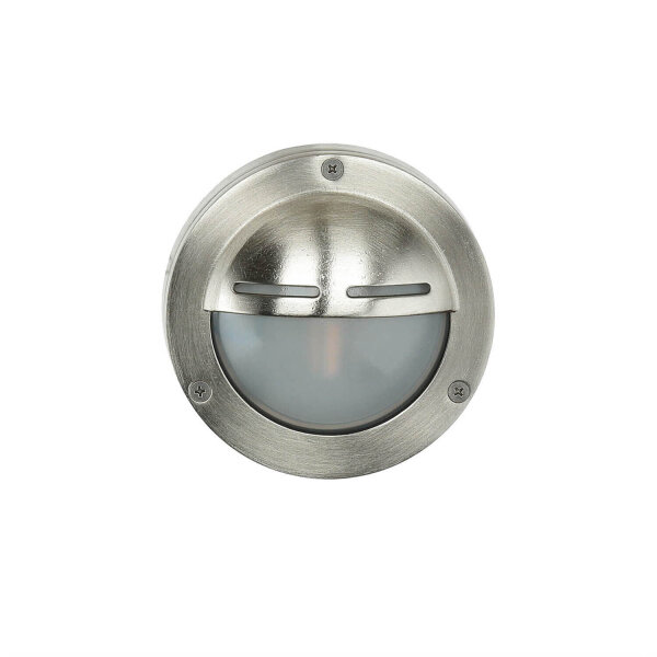 Lampe dextérieur maritime en laiton nickelé Ø14cm AGIA