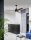 LED Deckenlampe mit Ventilator Ø 132 cm Schwarz Braun Modern