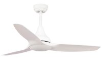 LED Deckenlampe mit Ventilator Ø 122 cm Weiß...