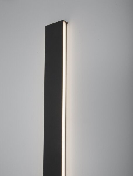 LED Wandlampe Up Down 120 cm breit Schwarz Minimalistisch