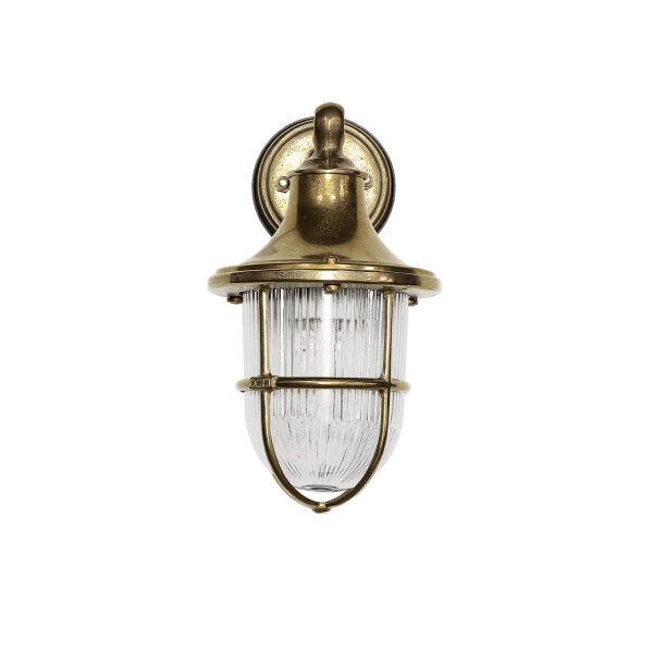 Lampe dextérieur laiton inoxydable Abat-jour en verre SANTORIN