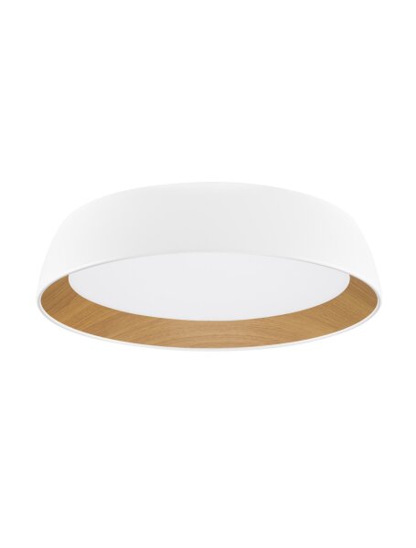 LED Deckenleuchte Weiß Ø 45 cm dimmbar rund warmweiß REMY