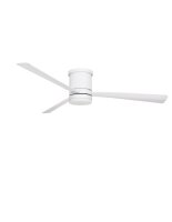 LED Deckenlampe mit Ventilator Ø 132 cm Weiß...