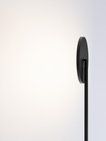 LED Stehleuchte Schwarz 181 cm dimmbar schwenkbar warmweiß