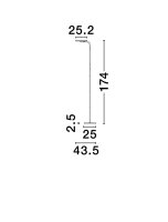 LED Stehlampe Weiß 174 cm schwenkbar warmweiß...