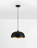 Pendelleuchte E27 Ø 35 cm in Schwarz Gold...