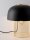 Tischlampe Retro in Schwarz Gold 28 cm E27 ROCCO Aluminium