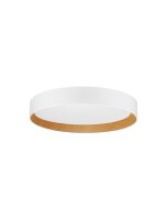 LED Deckenleuchte Wei&szlig; Natur &Oslash; 45 cm dimmbar...