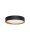 LED Deckenlampe Schwarz Natur Ø 35 cm dimmbar Holz flach