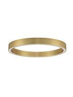 LED Deckenlampe Ring 80 cm lang in Bronze dimmbar...