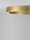LED Deckenlampe Ring 80 cm lang in Bronze dimmbar warmweiß