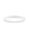LED Deckenlampe Weiß 80 cm lang dimmbar Ring warmweiß flach