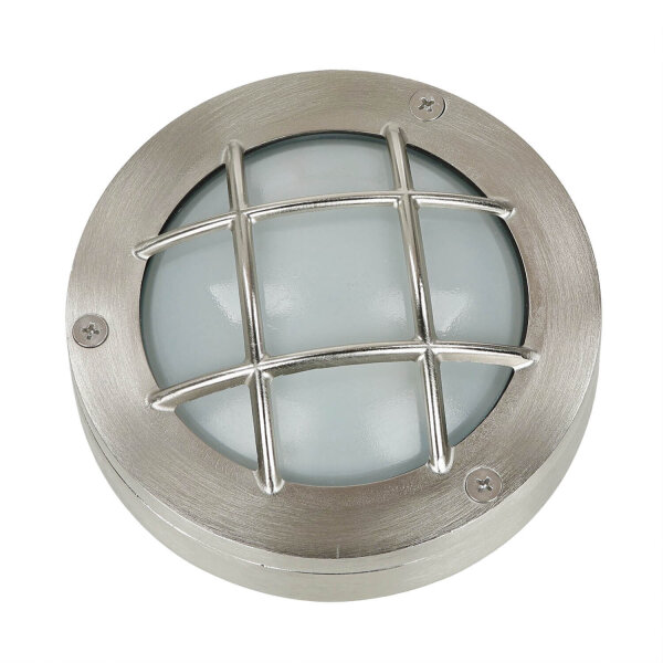 Applique murale Extérieur Rustique Nickel Laiton véritable rond