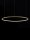 LED Pendelleuchte Ring Ø 80 cm in Gold dimmbar warmweiß