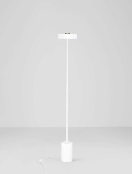 LED Stehlampe 135 cm Weiß warmweiß RUBY Aluminium Modern