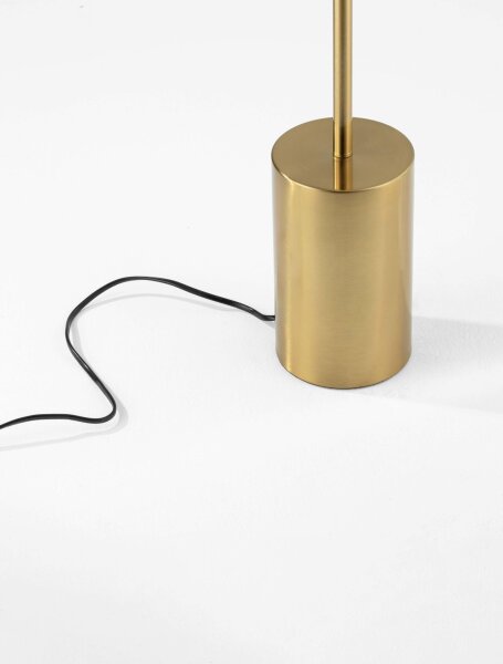 LED Stehlampe in Gold 135 cm warmweiß RUBY Aluminium Modern