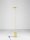 LED Stehlampe in Gold 135 cm warmweiß RUBY Aluminium Modern