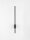 LED Wandlampe 60 cm hoch Schwarz warmweiß RUFUS Aluminium