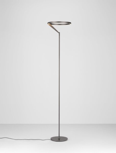 LED Stehleuchte in Nickel 168 cm Touch Dimmer Design AMITY