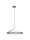 LED Pendelleuchte Ø 60 cm in Nickel dimmbar höhenverstellbar