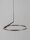 LED Pendelleuchte Ø 60 cm in Nickel dimmbar höhenverstellbar