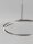 LED Pendelleuchte Ø 60 cm in Nickel dimmbar höhenverstellbar