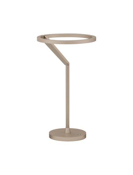 LED Tischleuchte Braun 38 cm Touch Dimmer Farbwechsel Design